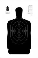 Action Target B-29 Qualification Target Silhouette Hanging Paper Target 11.50" x 22" 100 Per Box