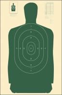 Action Target B-27SGREEN-100 B-27S Qualification Target Silhouette Hanging Paper Target 24" x 45" 100 Per Box - B-27SGREEN-100 Action Target B-27SGREEN-100 B-27S Qualification Target Silhouette Hanging Paper Target 24" x 45" 100 Per Box - B-27SGREEN-100