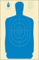 Action Target B-27SBLUE-100 B-27S Qualification Target Silhouette Hanging Paper Target 24" x 45" 100 Per Box - B-27SBLUE-100 Action Target B-27SBLUE-100 B-27S Qualification Target Silhouette Hanging Paper Target 24" x 45" 100 Per Box - B-27SBLUE-100