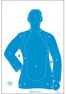 ACTION TARGET INC B-21E Qualification Target Paper 23" x 35" Silhouette Blue 100 Per Box - B21EBLUE100 ACTION TARGET INC B-21E Qualification Target Paper 23" x 35" Silhouette Blue 100 Per Box - B21EBLUE100