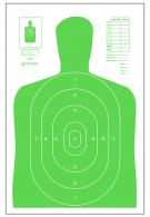 Action Target B27ELGR100 B-27E High Visibility Silhouette Paper Target 23" x 35" 100 Per Box - B27ELGR100