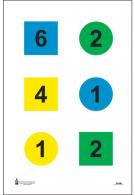 ACTION TARGET INC DT-4B-100 Discretionary Command Training 4-B Paper 23" x 35" Circle/Square Black/Blue/Green/Yellow 100 Per Box - DT4B100 ACTION TARGET INC DT-4B-100 Discretionary Command Training 4-B Paper 23" x 35" Circle/Square Black/Blue/Green/Yellow 100 Per Box - DT4B100