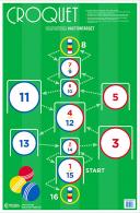 ACTION TARGET INC GS-CROQUET-100EM# Action Croquet Hanging Paper 23" x 35" Croquet Multi 100 Per Box - GSCROQUET100