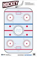 ACTION TARGET INC GS-HOCKEY-100100 BX Action Hockey Hanging Paper 23" x 35" Hockeye Red/Blue/White Black/Red/White 100 Per Box - GSHOCKEY100