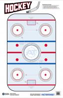 ACTION TARGET INC GS-HOCKEY-100100 BX Action Hockey Hanging Paper 23" x 35" Hockeye Red/Blue/White Black/Red/White 100 Per Box - GSHOCKEY100