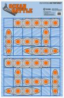 ACTION TARGET INC GS-OCEAN-100 Action Ocean Battle Hanging Paper 23" x 35" Ships Blue/Gray/Red 100 Per Box - GSOCEAN100 ACTION TARGET INC GS-OCEAN-100 Action Ocean Battle Hanging Paper 23" x 35" Ships Blue/Gray/Red 100 Per Box - GSOCEAN100