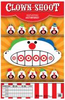 ACTION TARGET INC GS-CARCLWN-100 Action Clown-Shoot Hanging Paper 23" x 35" Clowns Multi 100 Per Box - GSCARCLWN100