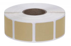 ACTION TARGET INC Square Target Pasters 7/8" 1000 Per Roll Buff - PAST/BUFF