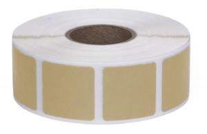 ACTION TARGET INC Square Target Pasters 7/8" 1000 Per Roll Buff