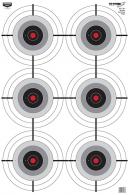 Birchwood Casey EZE-Scorer 6-Bullseye Paper Target 23" x 35" 100 Per Pack - 37038 Birchwood Casey EZE-Scorer 6-Bullseye Paper Target 23" x 35" 100 Per Pack - 37038