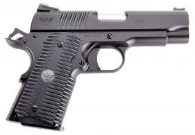 Wilson Combat ACP Compact SAO 9mm Luger 4" 8+1 Black Armor-Tuff Carbon Steel Black G10 Eagle Claw Grip - ACPCP9