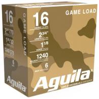 Aguila Field 16 Gauge 2.75" 1 1/8 oz 6 Shot 25 Bx/ 10 Cs