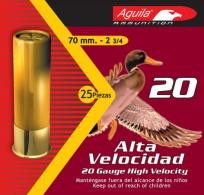 Aguila Field 20 Gauge 2.75" 1 oz 6 Shot 25 Bx/ 10 Cs - 1CHB2006