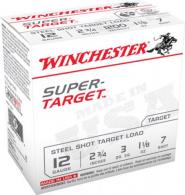 Winchester Super Target Steel 12 GA  2-3/4" 1-1/8 oz  #7.5 shot 25rd box