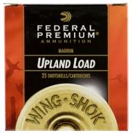 Federal Premium Upland Wing-Shok 12 Gauge 3" 1 5/8 oz 6 Shot 25 Bx/ 10 Cs - P1296