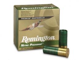 Remington Ammunition Premier Nitro Pheasant 12 Gauge 2.75" 1 3/8 oz 4 Shot 25 Bx/ 10 Cs - 28632 Remington Ammunition Premier Nitro Pheasant 12 Gauge 2.75" 1 3/8 oz 4 Shot 25 Bx/ 10 Cs - 28632