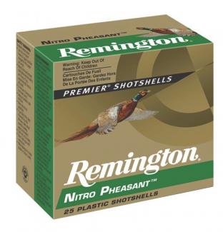 Main product image for Remington Ammunition Premier Nitro Pheasant 12 Gauge 2.75" 1 3/8 oz 5 Shot 25 Bx/ 10 Cs