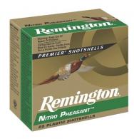 Remington Ammunition Premier Nitro Pheasant 12 GA 2.75" 1 3/8 oz 6 Round 25 Bx/ 10 Cs - 28636 Remington Ammunition Premier Nitro Pheasant 12 GA 2.75" 1 3/8 oz 6 Round 25 Bx/ 10 Cs - 28636