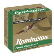 Remington Ammunition Premier Nitro Pheasant 20 Gauge 2.75" 1 oz 5 Shot 25 Bx/ 10 Cs - 28646 Remington Ammunition Premier Nitro Pheasant 20 Gauge 2.75" 1 oz 5 Shot 25 Bx/ 10 Cs - 28646