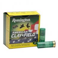 Remington HT128 American Clay & Field Sport 12 Gauge Ammo 2.75" 1 1/8 oz #8 Shot 25rd box - 20346 Remington HT128 American Clay & Field Sport 12 Gauge Ammo 2.75" 1 1/8 oz #8 Shot 25rd box - 20346