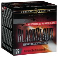 Federal Black Cloud FS Steel 12 GA 3.5" 1 1/2 oz BBB Round 25 Bx/ 10 Cs - PWBX134BBB