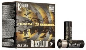 Federal Black Cloud FS Steel 12GA  3"  1 1/4 oz #4  25rd box