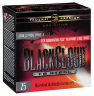 Federal Black Cloud FS Steel 12 Gauge 2.75" 1 1/8 oz 2 Shot 25 Bx/ 10 Cs - PWBX1472 Federal Black Cloud FS Steel 12 Gauge 2.75" 1 1/8 oz 2 Shot 25 Bx/ 10 Cs - PWBX1472