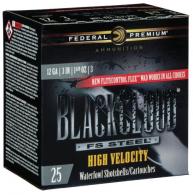 Main product image for Federal Black Cloud FS Steel High Velocity 12 Gauge 3" 1 1/8 oz 3 Shot 25 Bx/ 10 Cs