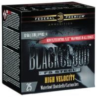 Federal Black Cloud FS Steel High Velocity 12 Gauge 3" 1 1/8 oz 4 Shot 25 Bx/ 10 Cs - PWBXH1434 Federal Black Cloud FS Steel High Velocity 12 Gauge 3" 1 1/8 oz 4 Shot 25 Bx/ 10 Cs - PWBXH1434