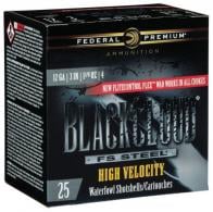 Main product image for Federal Black Cloud FS Steel High Velocity 12 Gauge 3" 1 1/8 oz 4 Shot 25 Bx/ 10 Cs