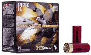 Federal Premium Upland Hi-Bird 12 Gauge 2.75" 1 1/4 oz 6 Shot 25 Bx/ 10 Cs