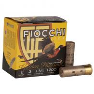 Fiocchi Golden Pheasant 12 Gauge 3" 1 3/4 oz 5 Shot 25 Bx/ 10 Cs - 123GP5