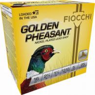 Fiocchi Golden Pheasant 16 Gauge 2.75" 1 1/8 oz 5 Shot 25 Bx/ 10 Cs - 16GP5 Fiocchi Golden Pheasant 16 Gauge 2.75" 1 1/8 oz 5 Shot 25 Bx/ 10 Cs - 16GP5