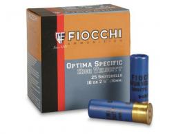 Main product image for Fiocchi High Velocity 16 Gauge 2.75" 1 1/8 oz 5 Shot 25 Bx/ 10 Cs