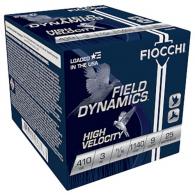 Fiocchi High Velocity 410 Gauge Ammo 3" 11/16 oz #9 Shot 25rd box - 410HV9 Fiocchi High Velocity 410 Gauge Ammo 3" 11/16 oz #9 Shot 25rd box - 410HV9
