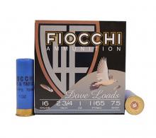 Fiocchi Game & Target 16 Gauge 2.75" 1 oz 7.5 Round 25 Bx/ 10 Cs - 16GT75 Fiocchi Game & Target 16 Gauge 2.75" 1 oz 7.5 Round 25 Bx/ 10 Cs - 16GT75