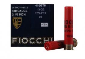 Fiocchi Shooting Dynamics Dove Loads  410 GA 2.5" 1/2 oz  #8  25rd box