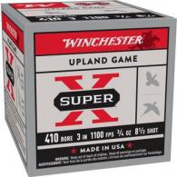Winchester Ammo Super X High Brass 410 Gauge 3" 3/4 oz 8.5 Shot 25 Bx/ 10 Cs - X413H85