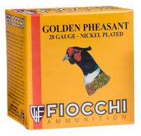 Fiocchi Golden Pheasant 28 Gauge 2.75" 7/8 oz 5 Round 25 Bx/ 10 Cs - 28GP5 Fiocchi Golden Pheasant 28 Gauge 2.75" 7/8 oz 5 Round 25 Bx/ 10 Cs - 28GP5