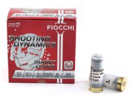 Fiocchi Shooting Dynamics Target Load 12 GA 2.75" 1oz #8 25rd  1170FPSBox