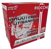 Fiocchi Shooting Dynamics 12ga Shotshells 2-3/4" 1-1/8 oz. 8 Shot, 1200 fps, 25rd Box - 12SD18H8 Fiocchi Shooting Dynamics 12ga Shotshells 2-3/4" 1-1/8 oz. 8 Shot, 1200 fps, 25rd Box - 12SD18H8