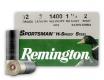 Main product image for Remington Ammunition Sportsman 12 GA 3" 1 1/4 oz 2 Round 25 Bx/ 10 Cs