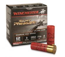 Winchester Ammo Super Pheasant Magnum High Brass 12 Gauge 3" 1 5/8 oz 4 Shot 25 Bx/ 10 Cs - X123PH4