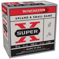 Winchester Super-X High Brass 12 GA 2.75" 1 1/4 oz #4 25rd box - X124 Winchester Super-X High Brass 12 GA 2.75" 1 1/4 oz #4 25rd box - X124