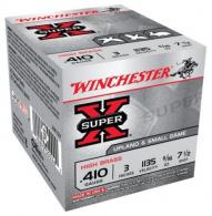 Winchester Super X High Brass 410 Gauge 3" 11/16 oz #7.5 Shot 25rd box - X4137 Winchester Super X High Brass 410 Gauge 3" 11/16 oz #7.5 Shot 25rd box - X4137