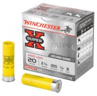 Winchester XU208 Super-X Game Load 20 GA  2.75" 7/8 oz #8 25rd box