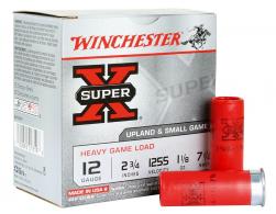 Winchester Ammo Super X Heavy Game Load 12 Gauge 2.75" 1 1/8 oz 7.5 Shot 25 Bx/ 10 Cs - XU12H7 Winchester Ammo Super X Heavy Game Load 12 Gauge 2.75" 1 1/8 oz 7.5 Shot 25 Bx/ 10 Cs - XU12H7