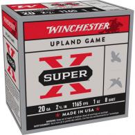 Winchester Super-X Heavy Game Shotshells 20 ga 2-3/4" 1 oz 1165 fps #8 25/ct - XU20H8 Winchester Super-X Heavy Game Shotshells 20 ga 2-3/4" 1 oz 1165 fps #8 25/ct - XU20H8