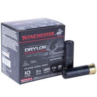 Winchester Drylok Super High Velocity Steel 10 Gauge Ammo BB Shot 25 Round Box