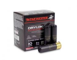 Winchester Drylok Super Magnum Steel 10 Gauge Ammo T Shot 25 Round Box - XSC10T